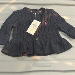 Ralph Lauren baby new with tags 3 months classic cable sweater